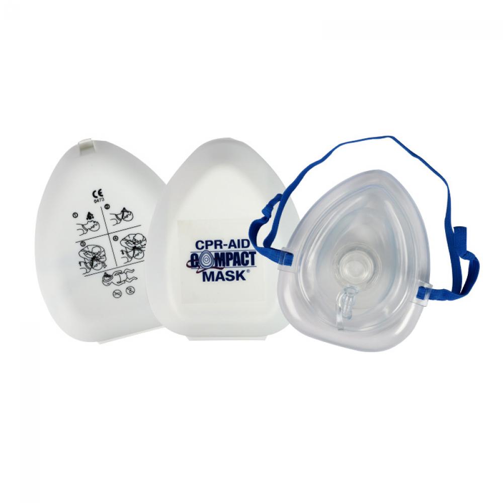 CPR Compact Mask,O2 Inlet, Case, Insert