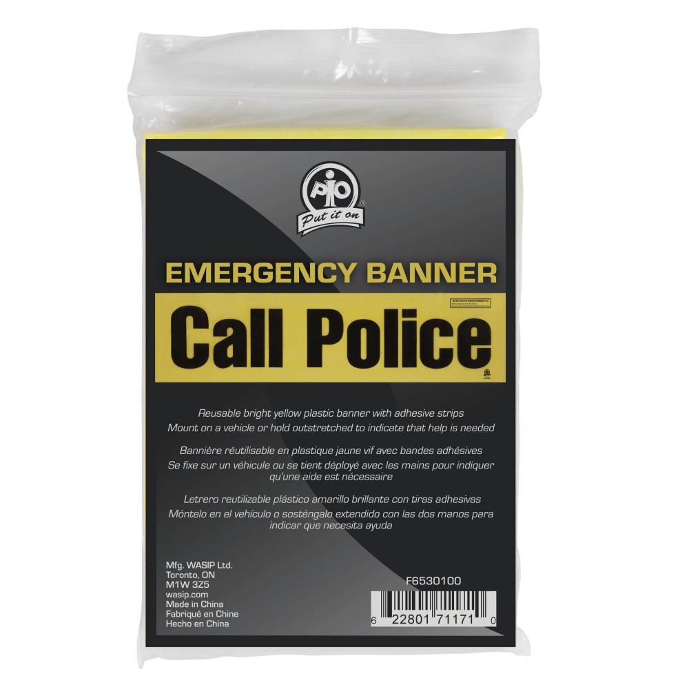 Call Police Banner, 100/Bag
