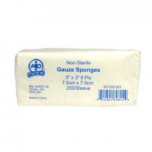 Wasip F1051261 - Gauze Sponges, 7.5 x 7.5cm, 200/Bag