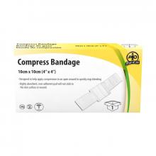 Wasip F1103801 - Compress Bandage, 10 x 10cm, 1/Box