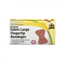 Wasip F1516812 - Fabric Fingertip Bandage, Large, 7.5 x 4.5cm, 12/Box
