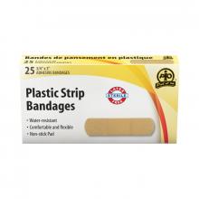 Wasip F1570825 - Plastic Strip Bandage, 7.5 x 2cm, 25/Box