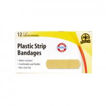 Wasip F1572812 - Plastic Strip Bandage, Large, 7.5 x 2.5cm, 12/Box