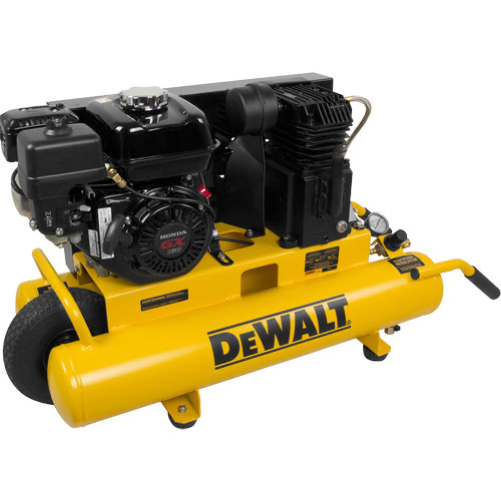DEWALT 5.5 HP Honda Powered 8 Gallon Wheelbarrow Compressor