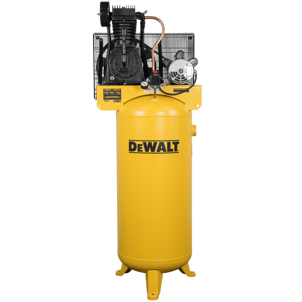 DEWALT 5 HP Single Phase 230V 60 Gallon Two Stage with century motor w/o mag starter