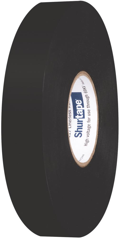 LR 117 Linerless Rubber Electrical Tape - Black - 30 mil - 3/4in x 30ft - 1 Roll