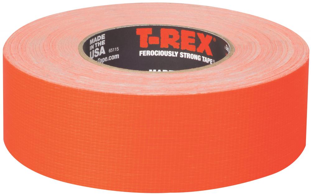 T-REX® / PC 745 Super-Tough, Premium Cloth Tape - Neon Orange - 17 mil - 48mm x