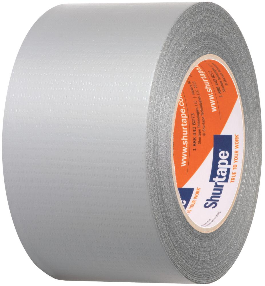 PC 6 Economy Grade, Co-Extruded Cloth Duct Tape - Silver - 6 mil - 72mm x 55m -