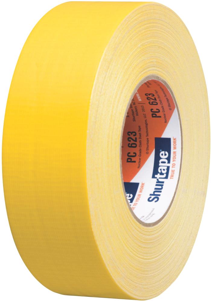 PC 623 Nuclear Grade Cloth Duct Tape - Yellow - 11.5 mil - 48mm x 55m - 1 Case (