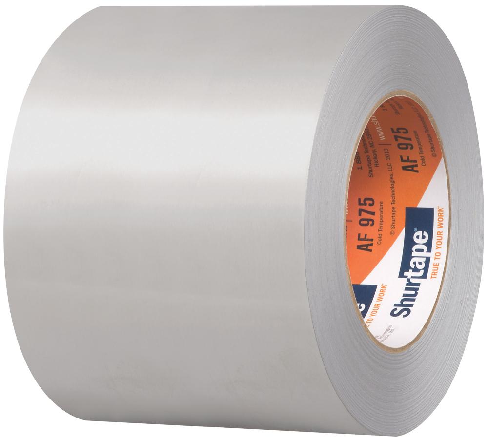 AF 975CT Cold Temperature Aluminum Foil Tape - Silver - 4 mil - 96mm x 46m - 1 R