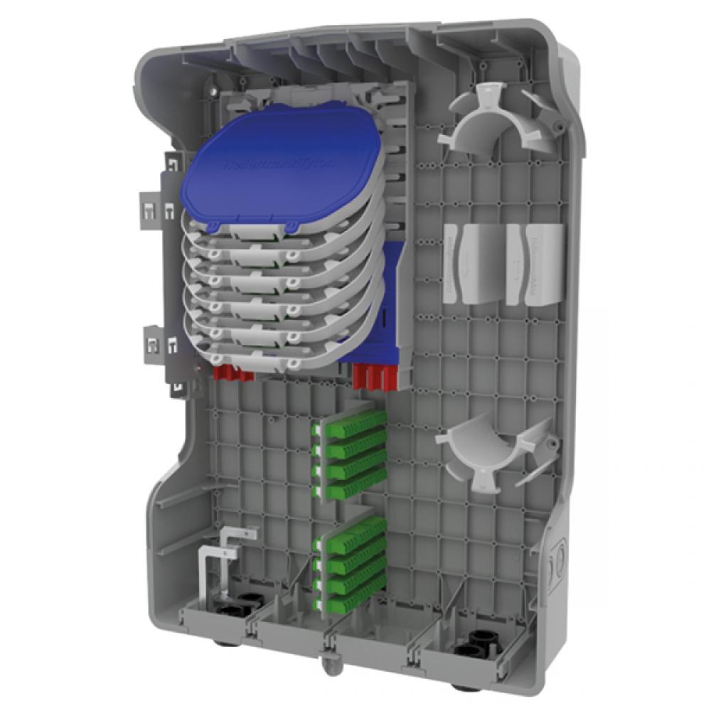 S5 Splice & Patch Enclosure, 144 Fiber Splice, 96 LC/APC ada