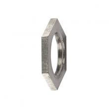 HellermannTyton 166-50172 - HelaGuard Metal Locknuts, Metric Thread, 25mm, Nickel Plated