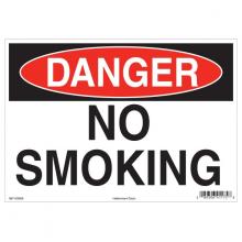 HellermannTyton 597-00068 - Danger Sign, 7" x 10", No Smoking, Vinyl, Red, 25/pkg