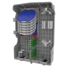 HellermannTyton MDUS5-BL3QAP - S5 Splice & Patch Enclosure, 144 Fiber Splice, 96 LC/APC ada