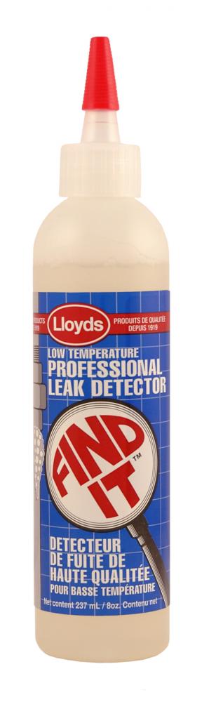 Bubble type gas leak detector