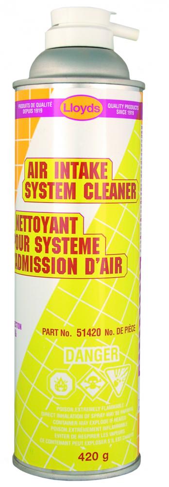 Cleaner for air intake system and sensors on fuel injected vehicles