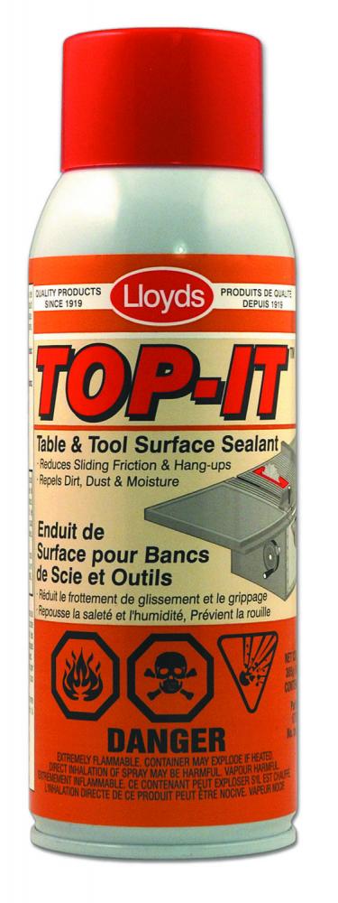 Surface sealant for woodworking equipment and table saws