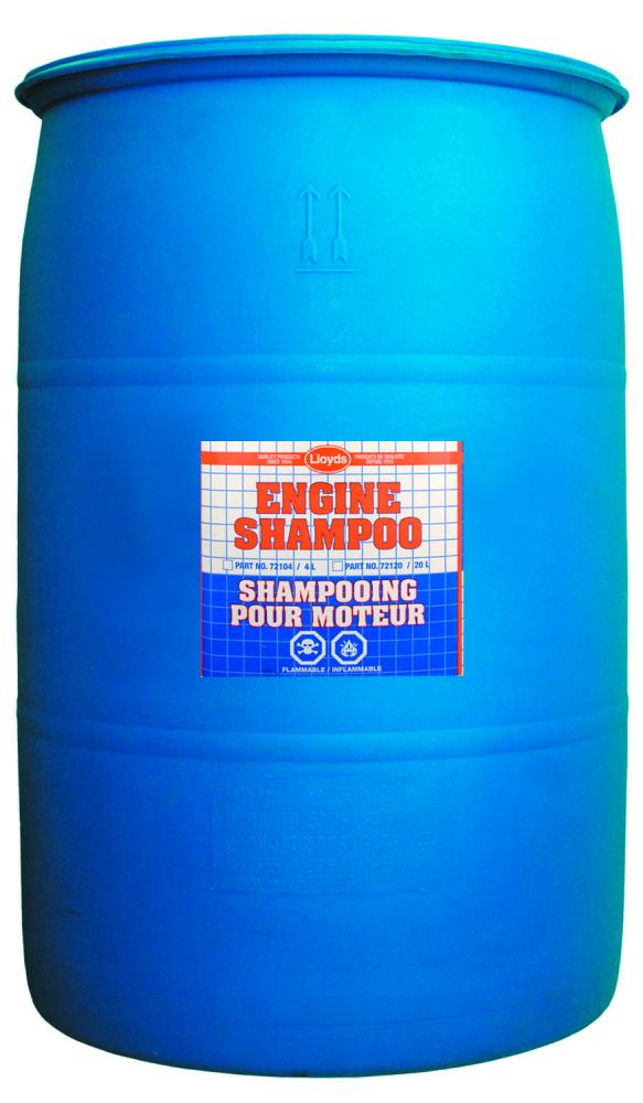 Shampoo for engines, industrial machinery, garage equipment and tools