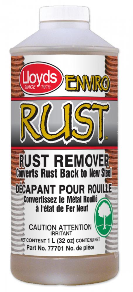 Non acid and non caustic rust remover