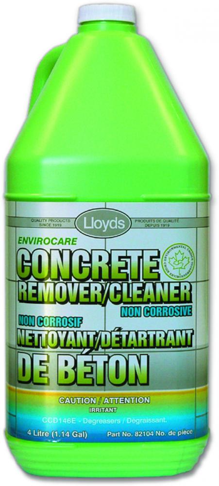 Acid replacement concrete and cement remover and cleaner