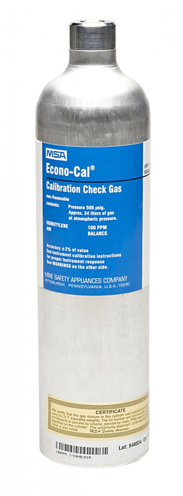 Calibration Cylinder, Gas, 34 L, (I)-100 PPM