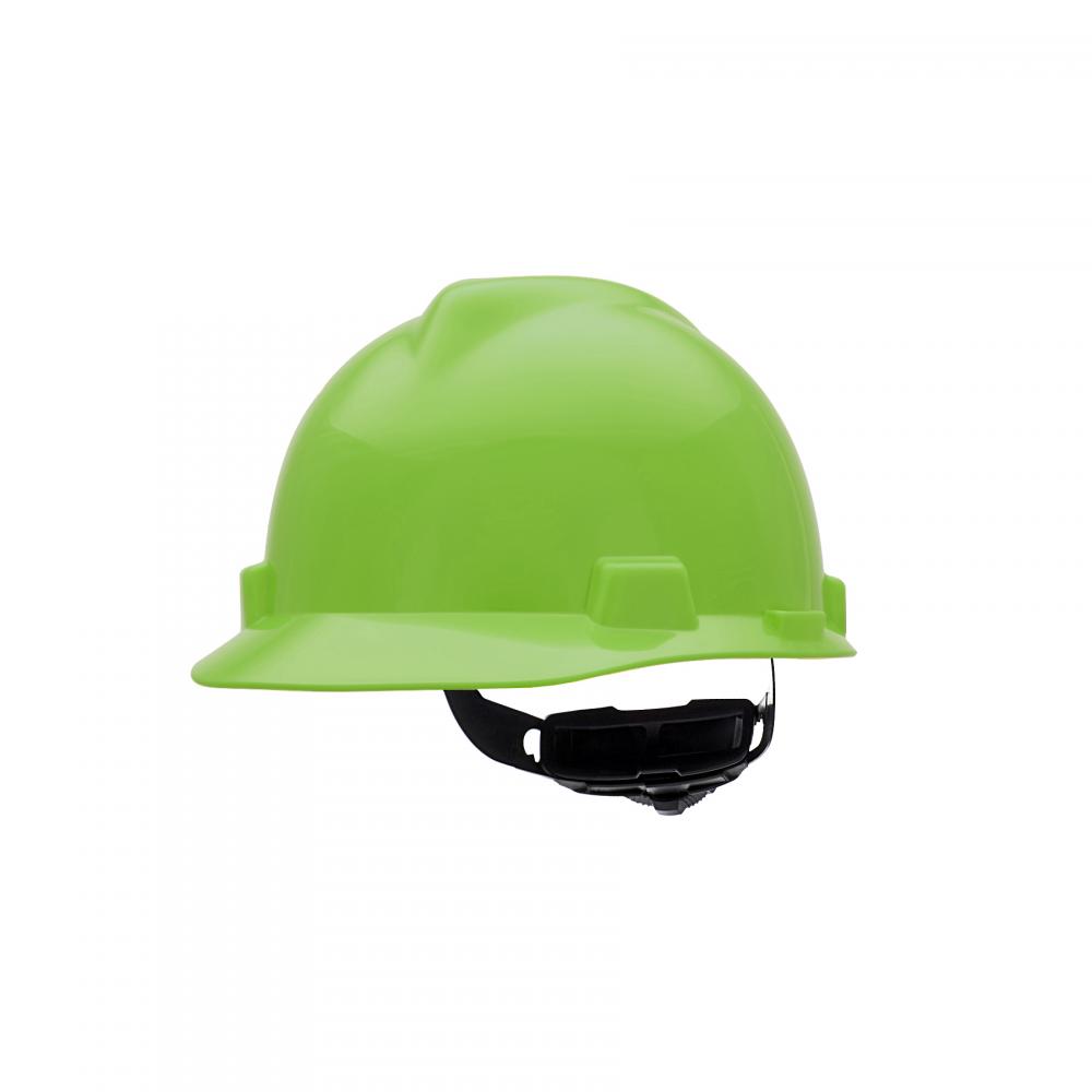 V-Gard Slotted Cap, Bright Lime Green, w/Fas-Trac III Suspension