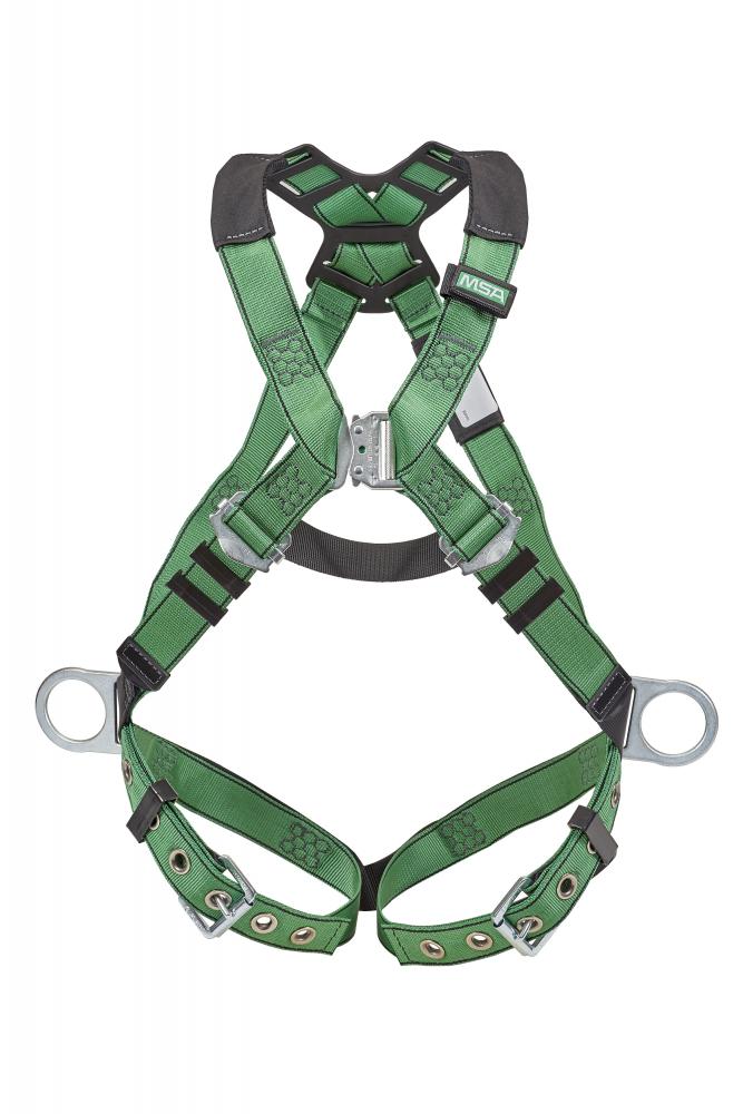 V-FORM Harness, Standard, Back & Hip D-Rings, Tongue Buckle Leg Straps Quick Con