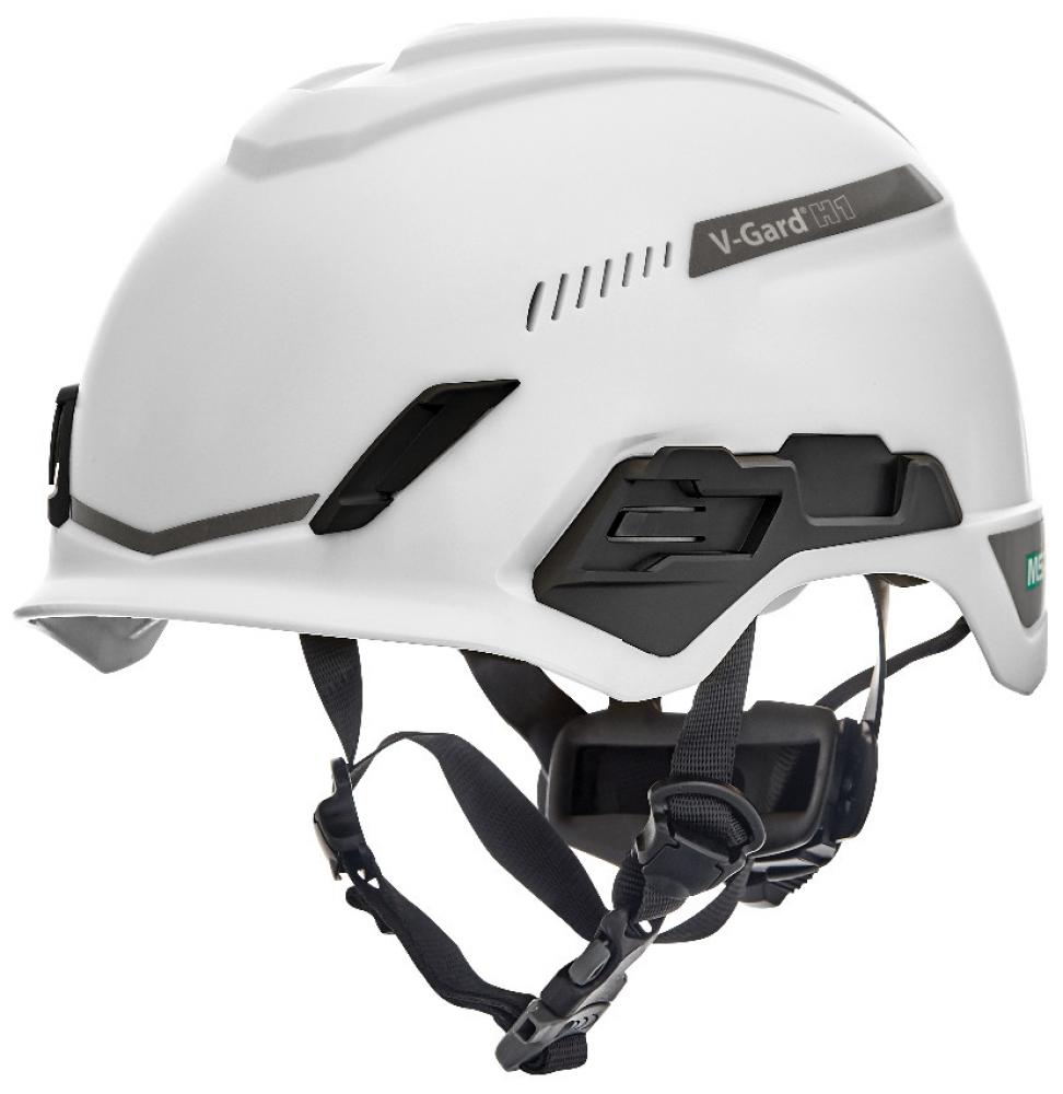 V-Gard&reg; H1 Safety Helmet, Trivent, White, Fas-Trac&reg; III Pivot, ANSI, EN1