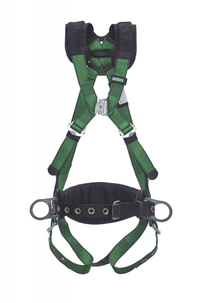 V-FORM Construction Harness, Super Extra Large, Back & Hip D-Ring, Tongue Buckle