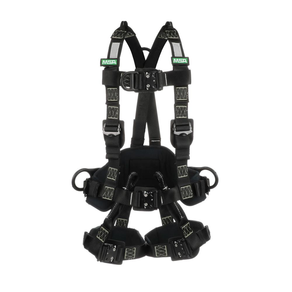 Gravity Utility Harness, BACK, FRONT & HIP PVC Coated D-rings, Kevlar backpad, N