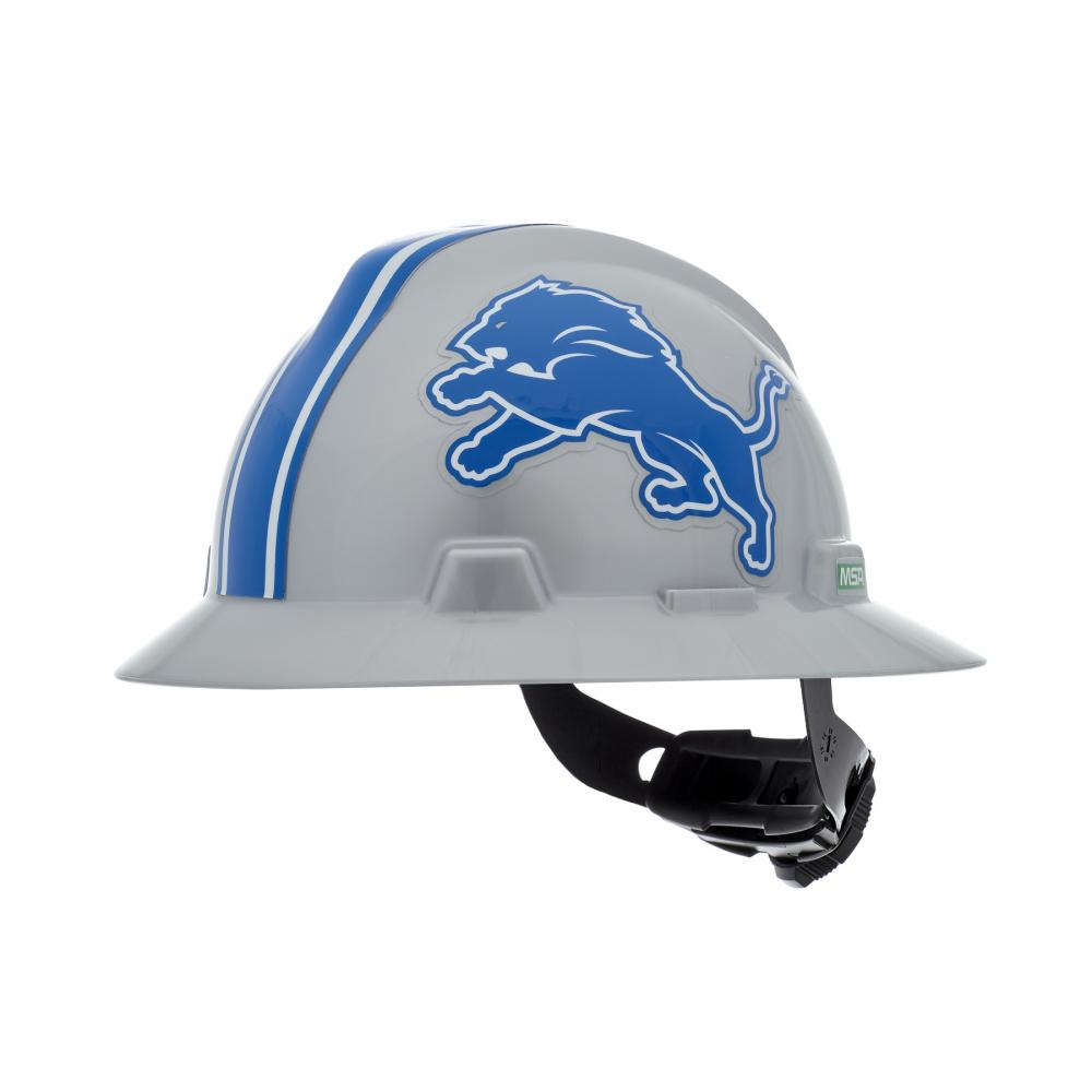 NFL V-Gard Full Brim Hard Hat, Detroit Lions