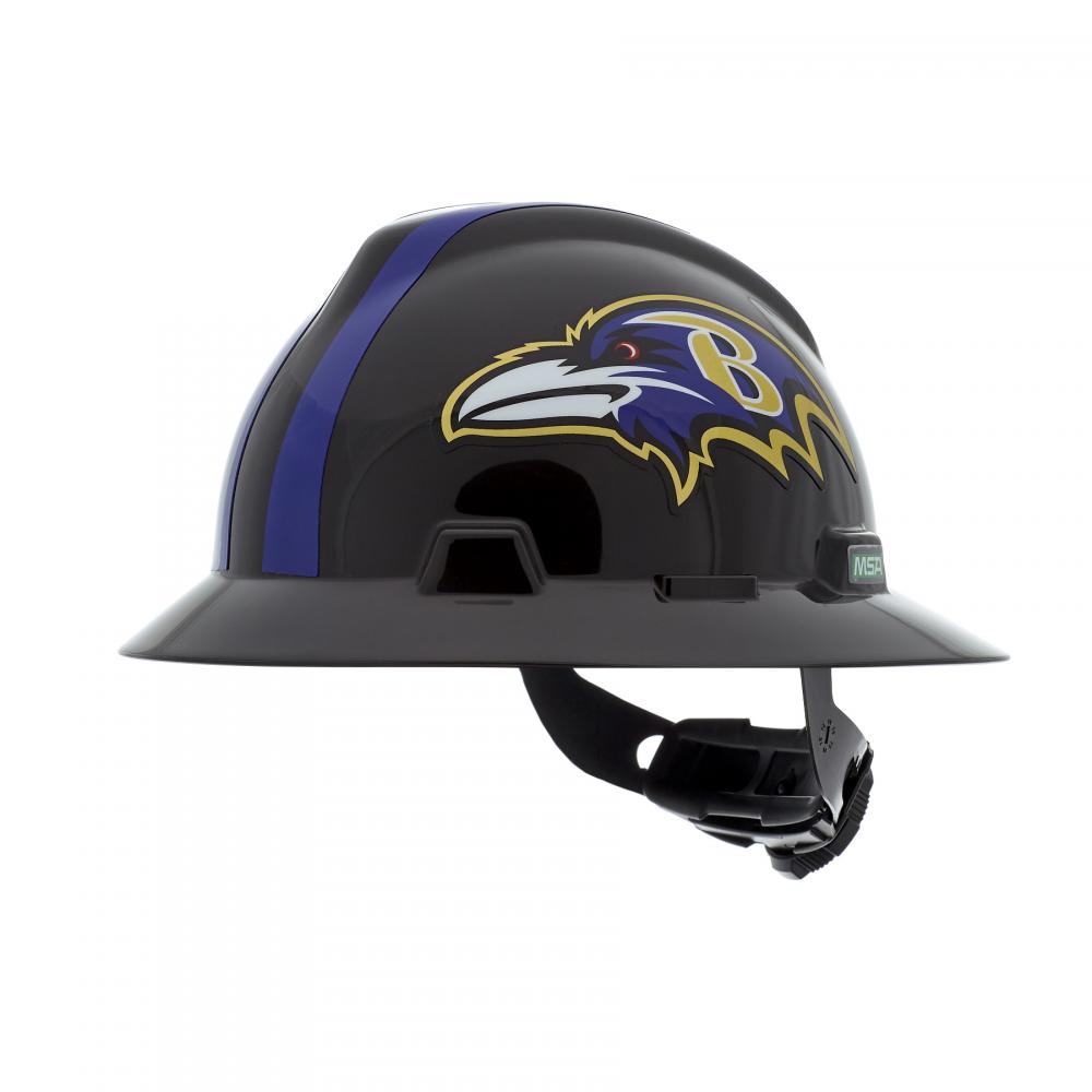 NFL V-Gard Full Brim Hard Hat, Baltimore Ravens