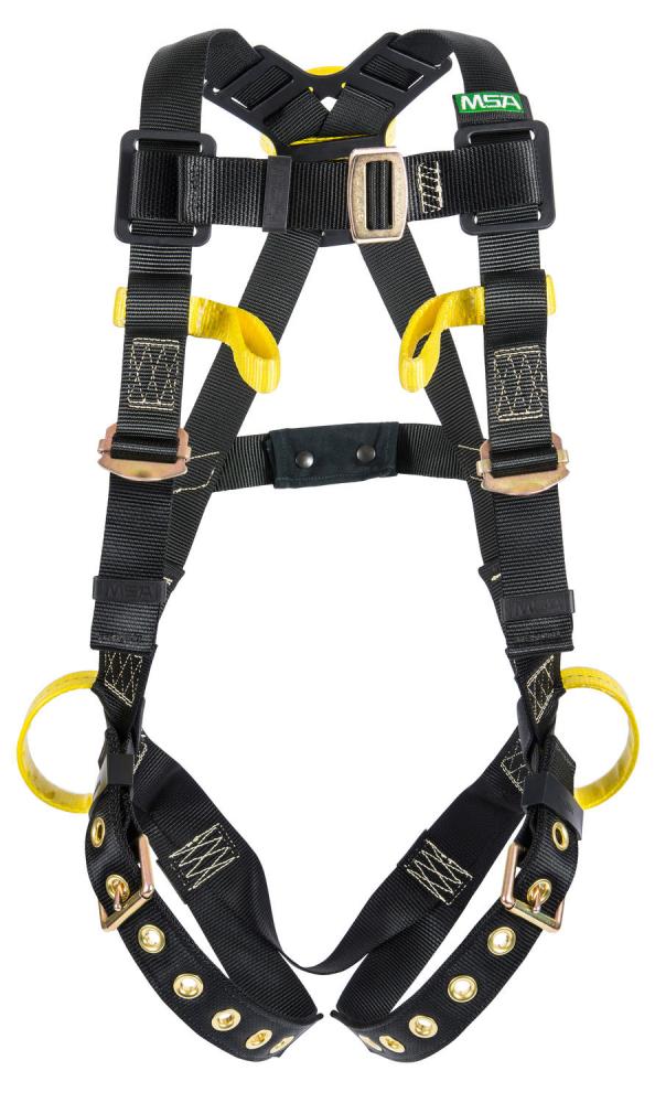 Workman Arc Flash Vest-Style Harness, BACK & SIDE WEB Loop, Tongue Buckle leg st