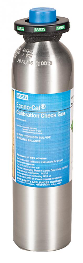 Calibration Cylinder, Gas, 34 L, (H2S)-40 PPM