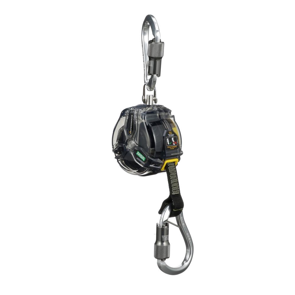 Latchways Arc Flash PFL, 6.5&#39; (2m), single-leg, aluminum triple-lock carabiner,