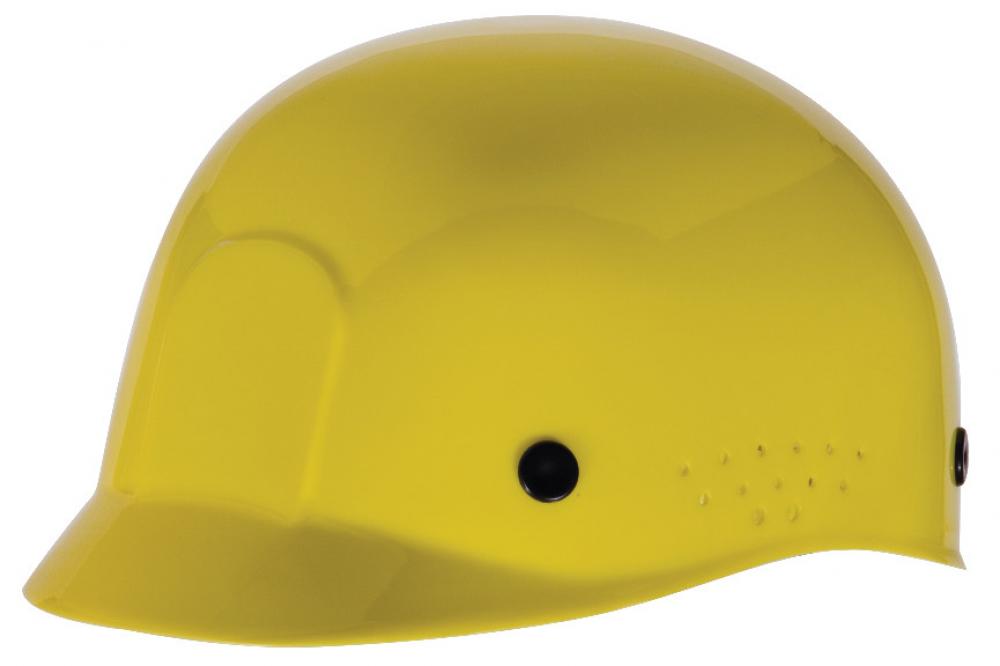 Bump Cap, Yellow, w/Plastic Suspension