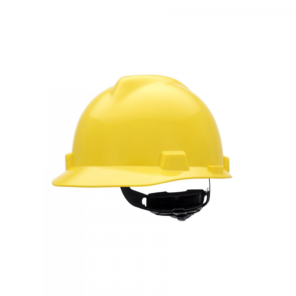 V-Gard Slotted Cap, Yellow, w/Fas-Trac III Suspension