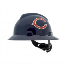MSA Safety 10194747 - NFL V-Gard Full Brim Hard Hat, Chicago Bears