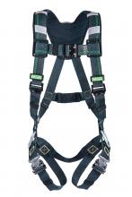 MSA Safety 10155826 - EVOTECH Arc Flash Harness, BACK & HIP STEEL D-rings, Qwik-Fit leg straps, Should