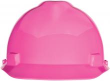 MSA Safety 10155231 - V-Gard Slotted Cap, Hot Pink, w/Staz-On Suspension