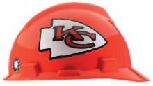 MSA Safety 818398 - NFL V-Gard Protective Caps, Kansas City Chiefs