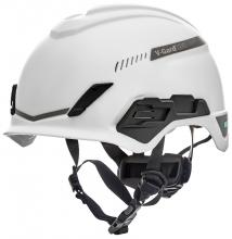 MSA Safety 10194783 - V-Gard® H1 Safety Helmet, Trivent, White, Fas-Trac® III Pivot, ANSI, EN1