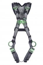 MSA Safety 10194887 - V-FIT Harness, Super Extra Large, Back, Hip and Shoulder D-Rings, Quick-Connect
