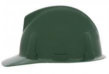 MSA Safety 454726 - Topgard Slotted Cap, Green, w/1-Touch Suspension