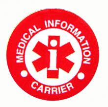 MSA Safety 10013393 - Medical Information Carrier System (pkg of 10), English/Spanish/French