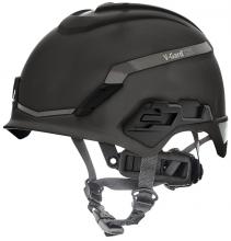 MSA Safety 10194798 - V-Gard® H1 Safety Helmet, Novent, Black, Fas-Trac® III Pivot, ANSI, EN39