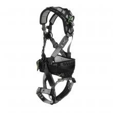 MSA Safety 10195182 - V-FIT Construction Harness, Extra Large, Back & Hip D-Rings, Tongue Buckle Leg S