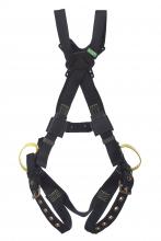 MSA Safety 10163297 - Workman Arc Flash Crossover Harness, BACK WEB Loop, Tongue Buckle leg straps, Ru