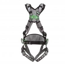 MSA Safety 10195150 - V-FIT Construction Harness, Extra Large, Back & Hip D-Rings, Tongue Buckle Leg S