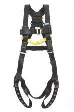 MSA Safety 10162692 - Workman Arc Flash Vest-Style Harness, BACK WEB Loop, Tongue Buckle leg straps, B